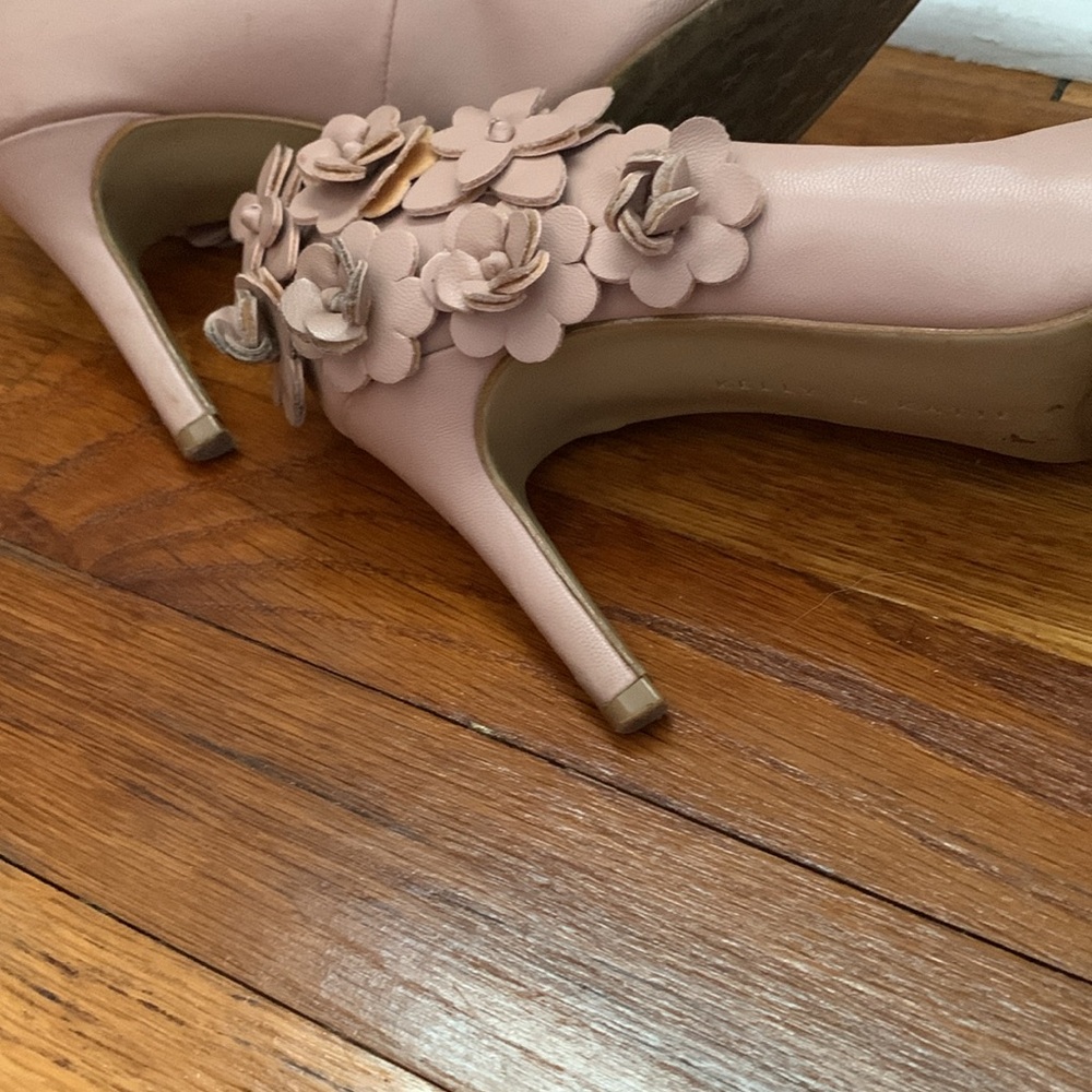 Kelly & Katie Women's Pink Floral Heels - Picture 7 of 7